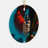  Old West Gunslinger Cowboy Keramisch Ornament (Rechts)