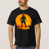 Old West Gunslinger T-shirt (Voorkant)