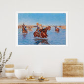 Old West in Safe Hands Art Print Poster (Keuken)