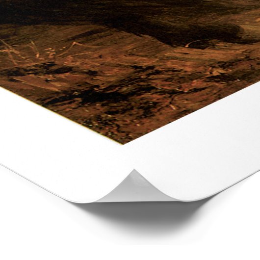 Old West Indian Scout Cowboy Art Print Poster (Hoek)