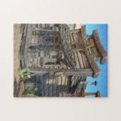 Old West Jigzaag Puzzle Legpuzzel (Horizontaal)