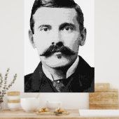OLD WEST LEGEND DOC HOLLIDAY POSTER (Keuken)