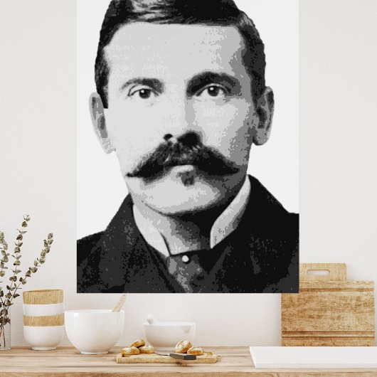 OLD WEST LEGEND DOC HOLLIDAY POSTER (Keuken)