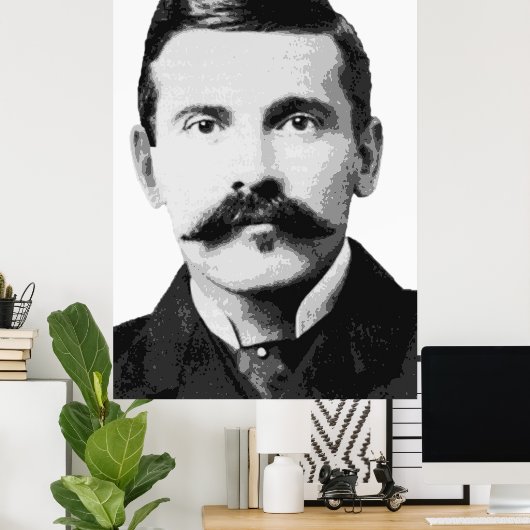OLD WEST LEGEND DOC HOLLIDAY POSTER (Thuiskantoor)