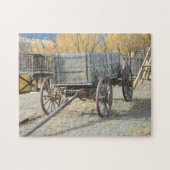 Old West Pioneer Wagon Legpuzzel (Horizontaal)
