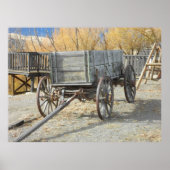 Old West Pioneer Wagon Poster (Voorkant)