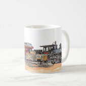 Old West Railroad Depot Koffiemok (Voorkant rechts)