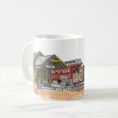 Old West Railroad Depot Koffiemok (Voorkant links)