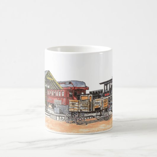 Old West Railroad Depot Koffiemok (Center)