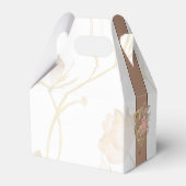  Old West Rocking Horse Baby shower Bedankdoosjes (Achterkant)