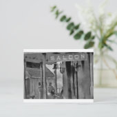 Old West Saloon Briefkaart (Staand voorkant)
