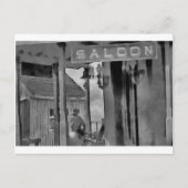 Old West Saloon Briefkaart (Voorkant)