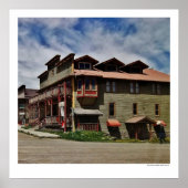 Old West Saloon en Hotel Poster (Voorkant)