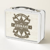 Old West Sheriff Deputy Rifles Badge gepersonalise (Achterkant)