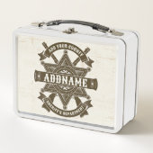 Old West Sheriff Deputy Rifles Badge gepersonalise (Voorkant)