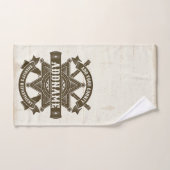 Old West Sheriff Deputy Rifles Badge gepersonalise Bad Handdoek (Handdoek)