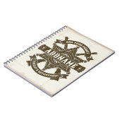 Old West Sheriff Deputy Rifles Badge gepersonalise Notitieboek (Linkerzijde)
