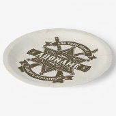 Old West Sheriff Deputy Rifles Badge gepersonalise Papieren Bordje (Gekanteld)