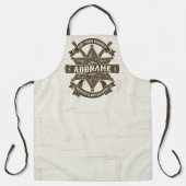 Old West Sheriff Deputy Rifles Badge gepersonalise Schort (Voorkant)