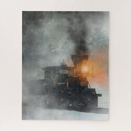 Old West Steam Train Legpuzzel (Verticaal)