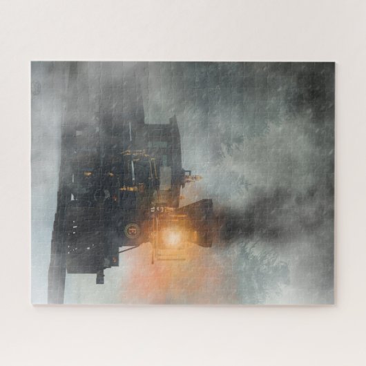 Old West Steam Train Legpuzzel (Horizontaal)