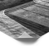 Old West Victoriaans Barber Shop Bath Poster (Hoek)