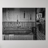 Old West Victoriaans Barber Shop Bath Poster (Voorkant)