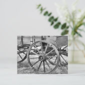 Old West Wagon Briefkaart (Staand voorkant)