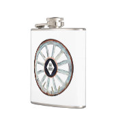 Old West Wagon Wheel Heupfles (Links)