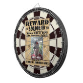 Old West wilde je foto Posters Dartbord (Voorkant Rechts)