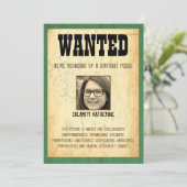 Old West wilde Poster vrouwen 🤠 50ste verjaardag Kaart (Staand voorkant)