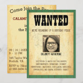 Old West wilde Poster vrouwen 🤠 50ste verjaardag Kaart (Voorkant / Achterkant)