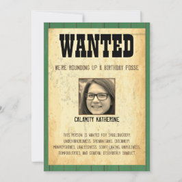Old West wilde Poster vrouwen 🤠 50ste verjaardag Kaart