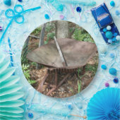 Old Wheelbarrow Flower Garden Thema Party Papieren Bordje (Feest)