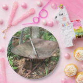 Old Wheelbarrow Flower Garden Thema Party Papieren Bordje (Feest)