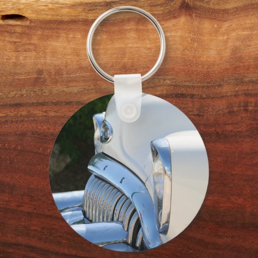 Old White Buick sleutelhanger (Voorkant)