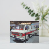 Old White Van Briefkaart (Staand voorkant)