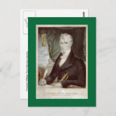 Old William Henry Harrison portret Briefkaart (Voorkant / Achterkant)