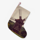 Old windmill. Autumn landscape. Ukrainearchitectur Kleine Kerstsok (Voorkant (Hangend))