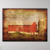 Old Wisconsin Barn-poster Poster (Voorkant)