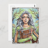 Old Wise Fairy Briefkaart (Voorkant / Achterkant)