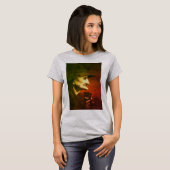 Old Witch And Familiar T-Shirt (Voorkant volledig)