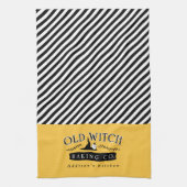 Old Witch Baking Company gepersonaliseerd Theedoek (Verticaal)