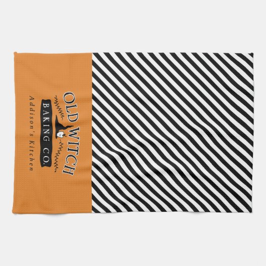 Old Witch Baking Company gepersonaliseerd Theedoek (Horizontaal)