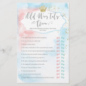 "Old Wives Tales" Geslacht onthullen roze blauw sp (Voorkant)