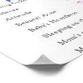 Old Wives Tales Geslacht onthullingsbord Poster (Hoek)