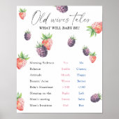 Old Wives Tales Geslacht onthullingsbord Poster (Voorkant)