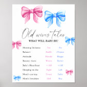 Old Wives Tales Geslacht onthullingsbord Poster (Voorkant)