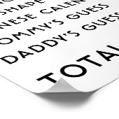 Old Wives Tales Hockey Geslacht onthullen Party te Poster (Hoek)