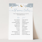 Old Wives Tales Twinkle Star Baby shower Game Boy